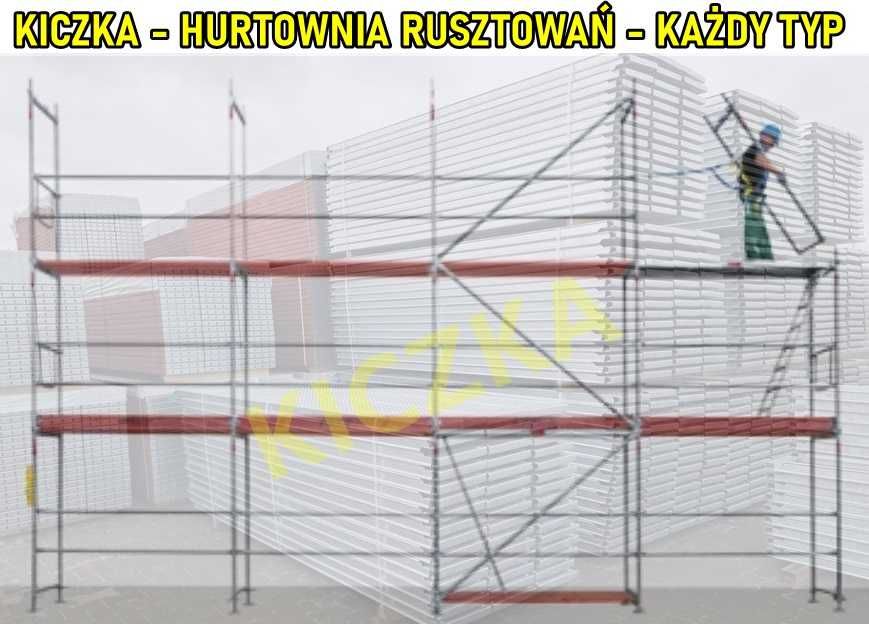 RUSZTOWANIA ramowe typ Plettac Baumann - RUSZTOWANIE 198m2 - HURTOWNIA