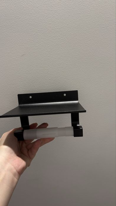 Тримач для туалетного паперу з підставкою