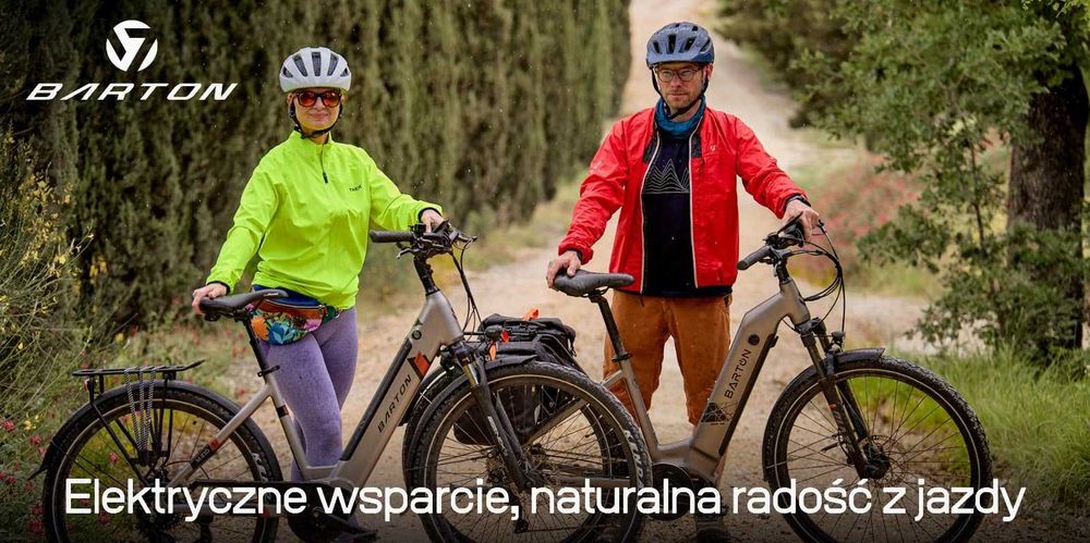 Rower elektryczny BARTON E-smart Flow 28"