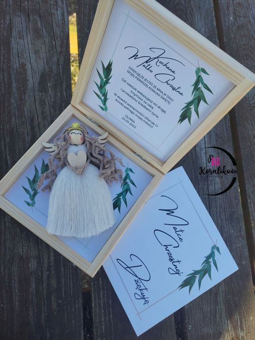 Podziękowanie dla chrzestnych,dziadkow,pamiątka