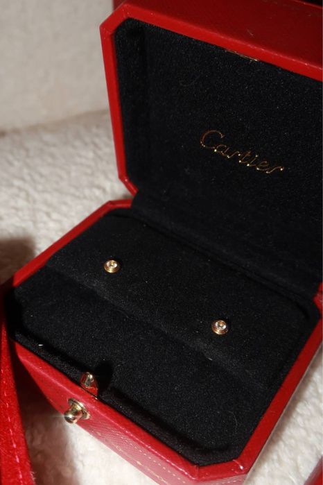 Серьги cartier сережки
