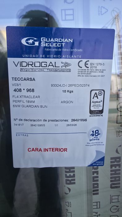 Janela de pvc Rehau