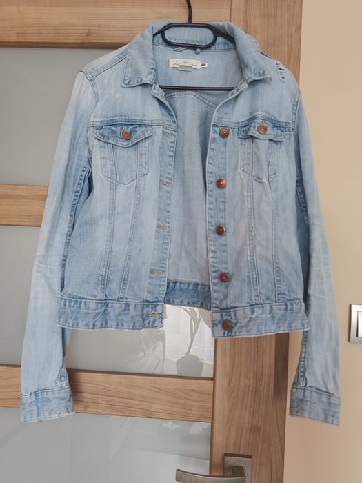 Kurtka katana jeansowa damska