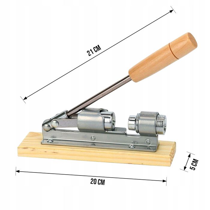 Solidny dziadek do orzechów nut cracker dźwignia