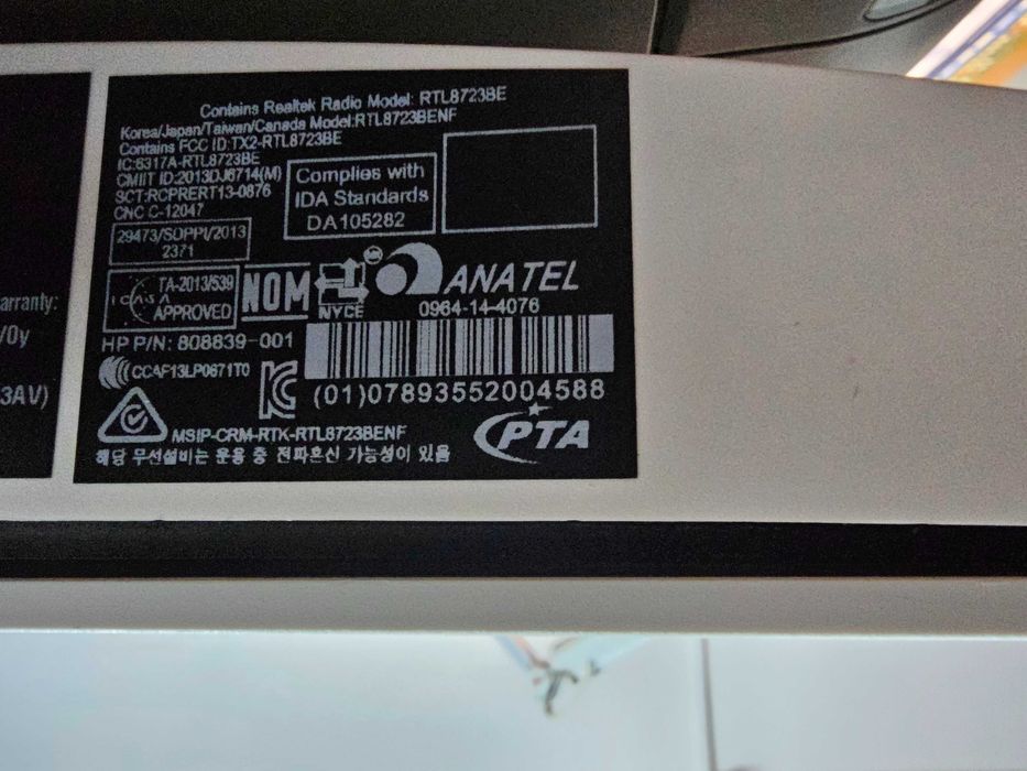 AIO HP 20-C001np