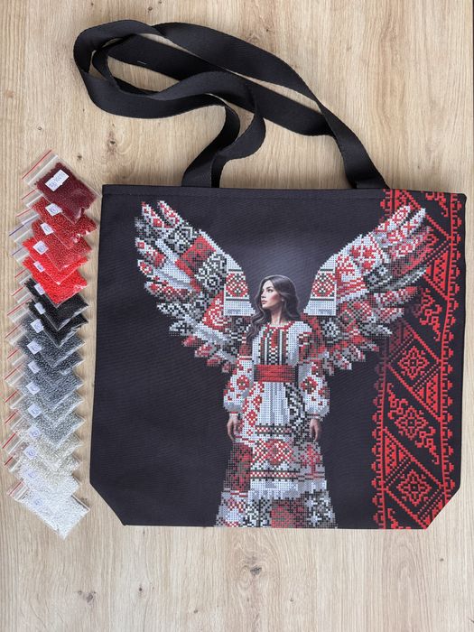 Zestaw torebki Shopper z koralikami