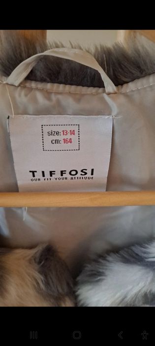 Colete em pelo sintético, 14 anos Tiffosi