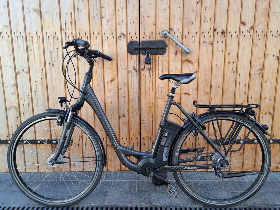 Rower elektryczny Raleigh Dover napęd centralny Gazelle Impulse L 55