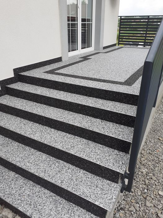 Kamienny Dywan Żywica zywica do garazu Microcement posadzki żywiczne
