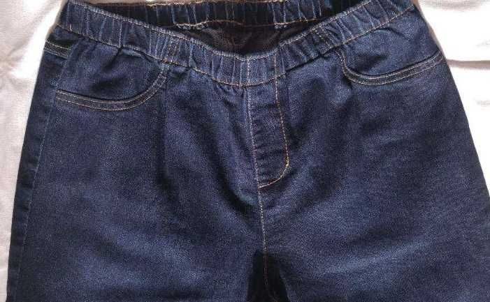 legginsy damskie jeans lekko gumowane