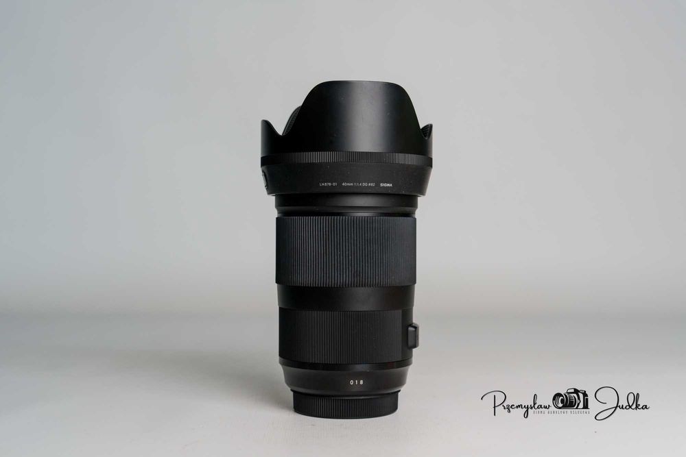 Sigma 40mm f/1.4  Sigma 40/1.4 DG HSM Art Canon EF stan bdb+ | komplet|  faktura