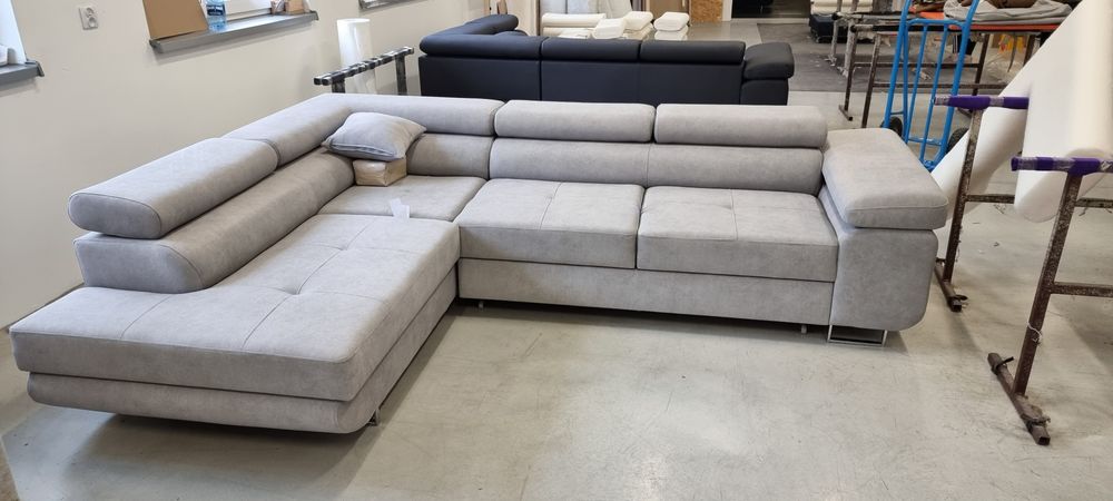 PROMOCJA!! Narożnik z funkcją spania I pojemnikiem