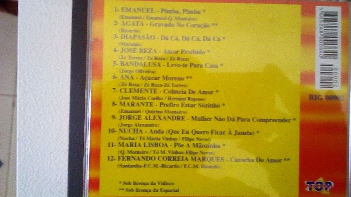 Cd de música portuguesa