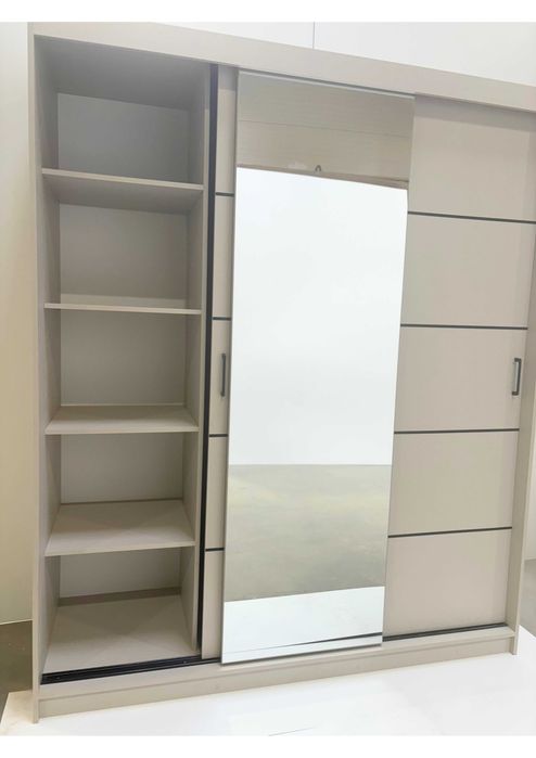 Szafa przesuwna KASZMIR! 180 CM- 3 opcje kolorystyczne! OKAZJA!