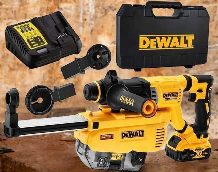 Młotowiertarka DeWalt DCH263P1 SDS Plus 400 W odsysacz