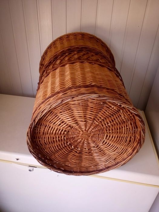 Kosz wiklinowy kosz na pranie hit duży pleciony
