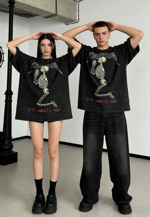 Rewelacyjny T-Shirt Koszulka Kanye West Yeezus M Unisex Nowa Oversize