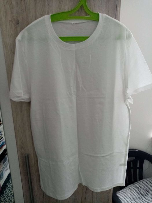 Biały T-shirt męski