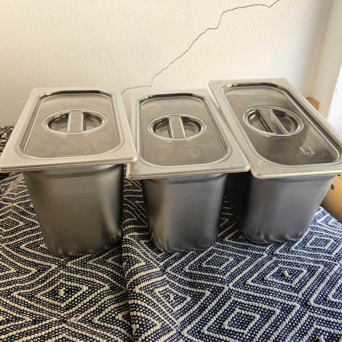 Caixas de inox para alimentos