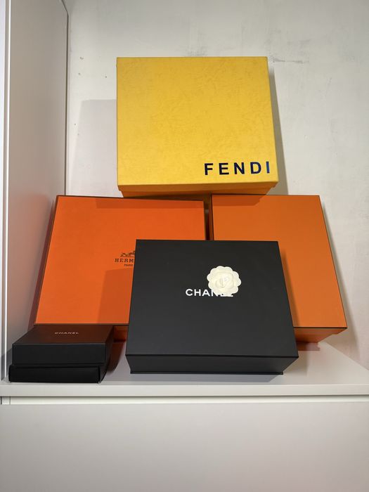 Оригінальні брендові коробки Gucci, Chanel, Hermes, Fendi, Dior.