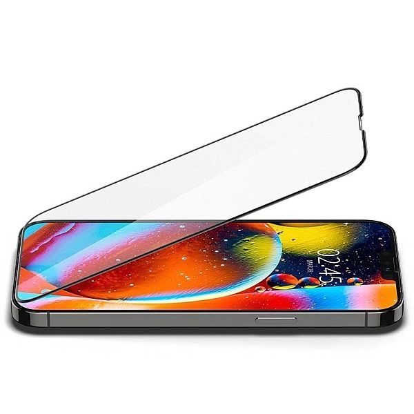 Szkło hartowane Spigen Glass Fc na iPhone 13 Pro Max / 14 Plus - czarn