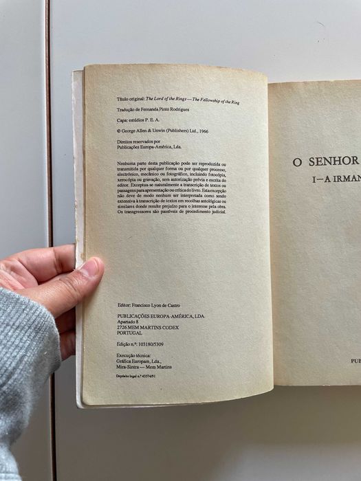 J.R.R. Tolkien: O Senhor dos Anéis: A Irmandade do Anel [1991]