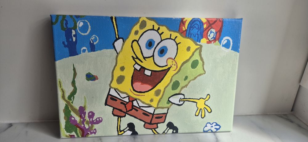Puzzle Spangebob obraz