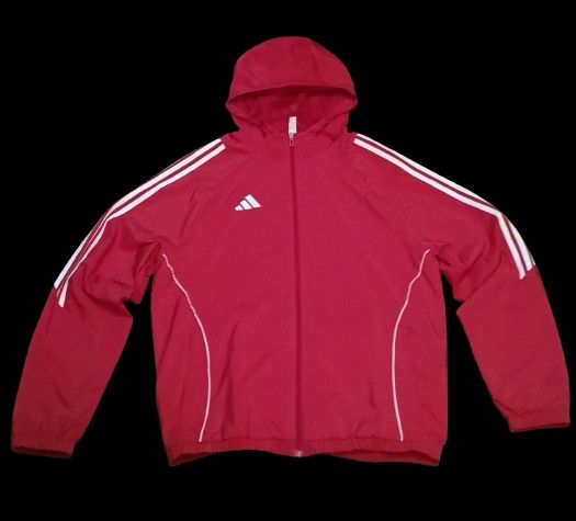 Adidas cienka bluza / wiatrówka z kapturem – rozmiar M
