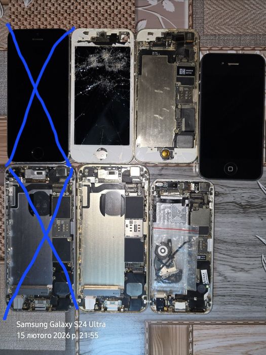iphone 6s,5s,5,4s всі разом на запчастини!