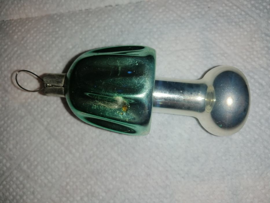 Елочные игрушки СССР. Стекло ручная роспись