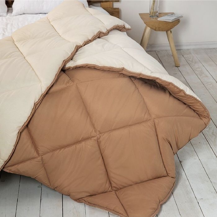 Зимова тепла ковдра 180х200, дихаюча тканина, стьогана, зимнее одеяло