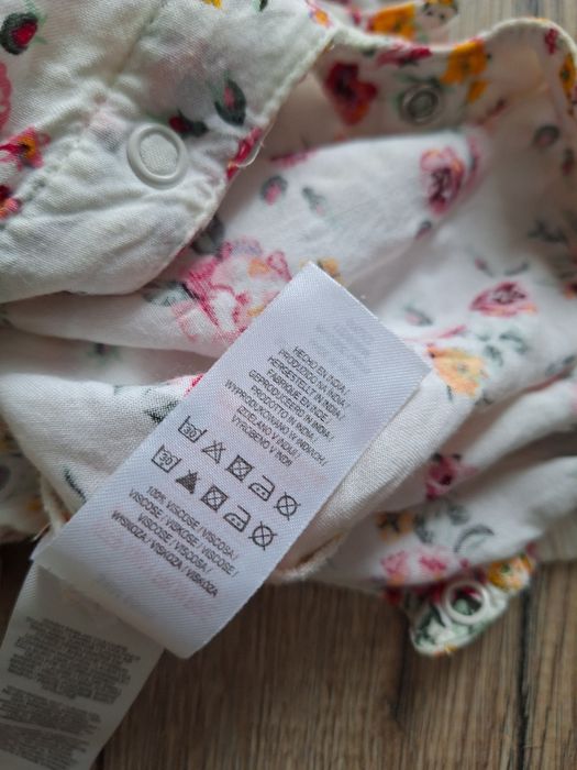 Body rampers na lato dla dziewczynki 100% wiskoza primark 68