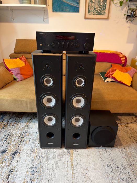 Zestaw Yamaha R-N500 + 2x Tonsil Maestro S + sub Yamaha YST-SW012