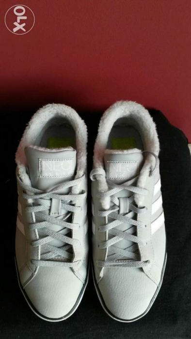 Buty Adidas Neo szare / siwe na jesień / zimę / wiosnę