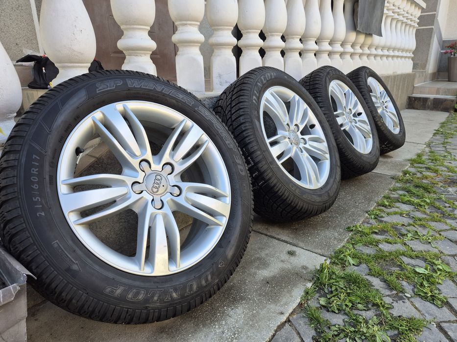 Продаж комплекту оригінальних дисків AUDI  6.5JxR17 з  гумою  215/60/17 Dunlop