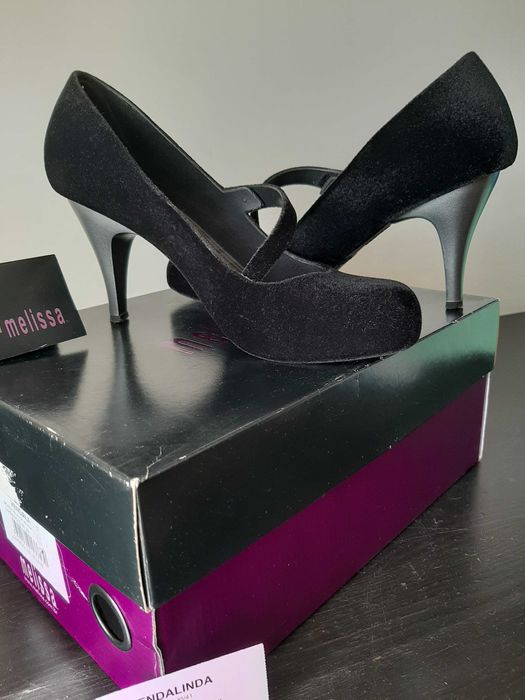 Melissa Hello flocada preta