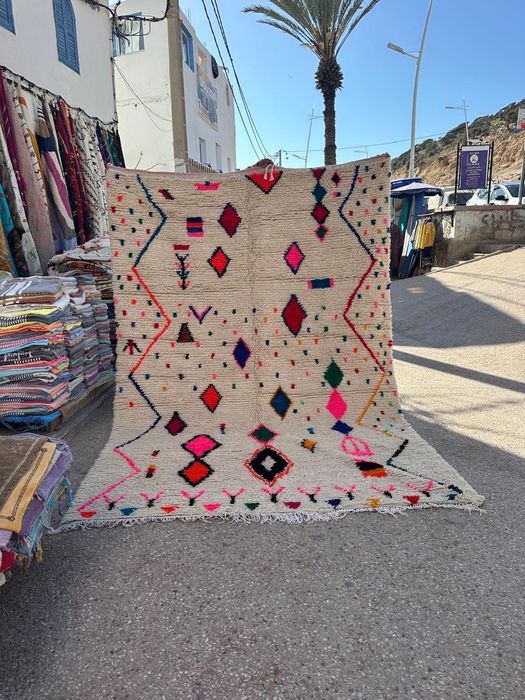 Tapete Azilal Marroquino Handmade 100%Sheep wool