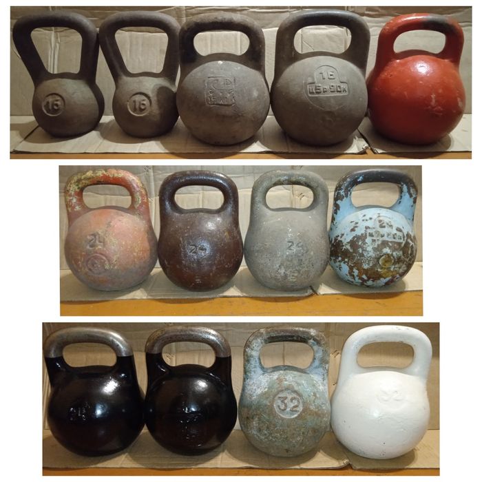 Гиря на 16 кг ; 24 кг і 32 кг . Якість СССР. Недорого !