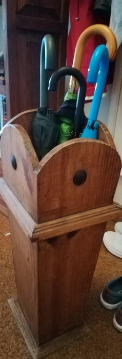 Suporte guarda-chuva madeira mexicana