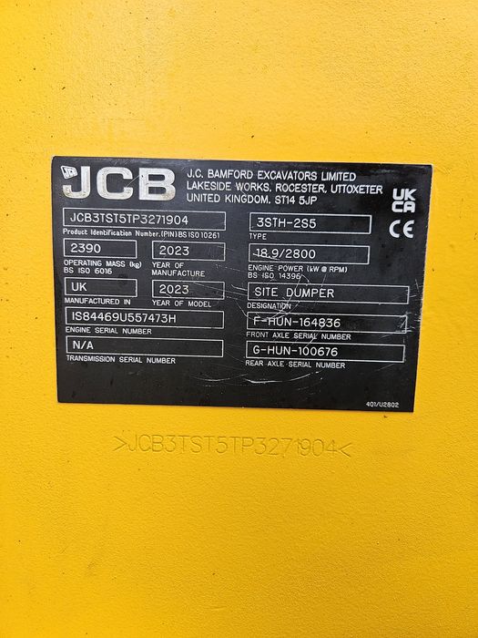 Wozidło obrotowe JCB  3t 2023  219mth