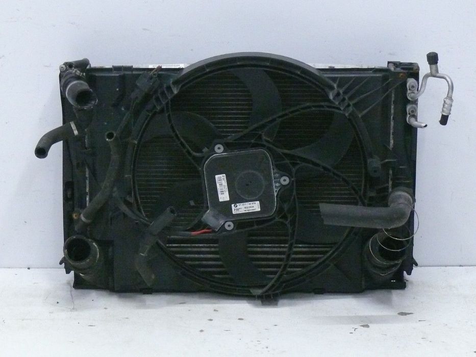 KOMPLET CHŁODNIC WENTYLATOR BMW E84 E87 E90 E91 E92 E93 2.0 D DIESEL