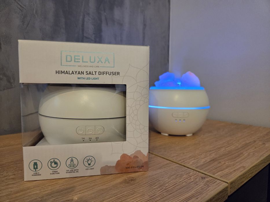 Dyfuzor zapachowy do olejków elektryczny sól himalajska