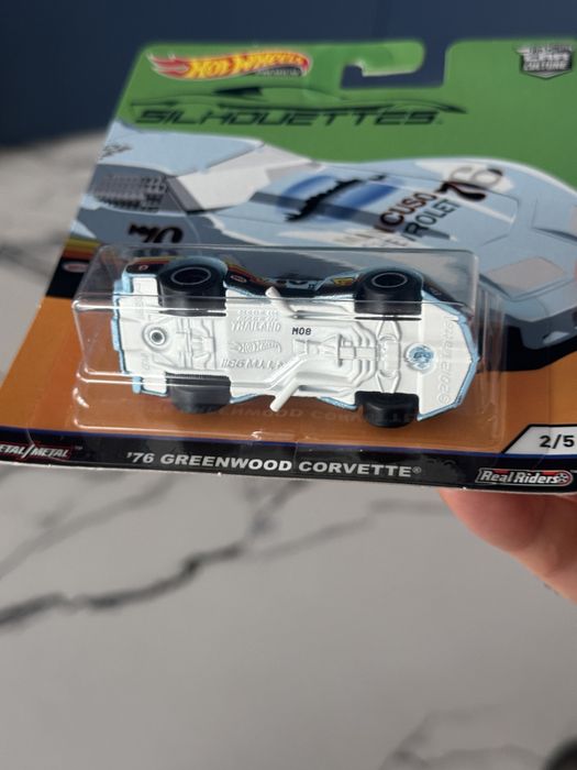 Voiture Miniature Hot Wheels 1/64 - Corvette Greenwood 1976 - Série Mainline 2020 N°4/10 - Neuf