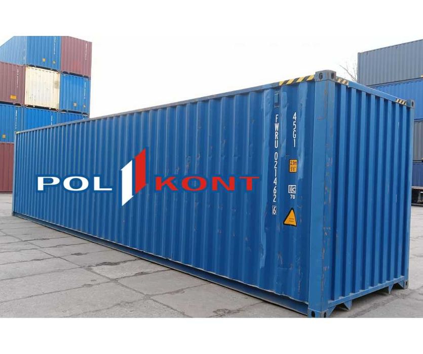 Kontenery morskie magazynowe 40 HC IICL - po kilku transportach - MP