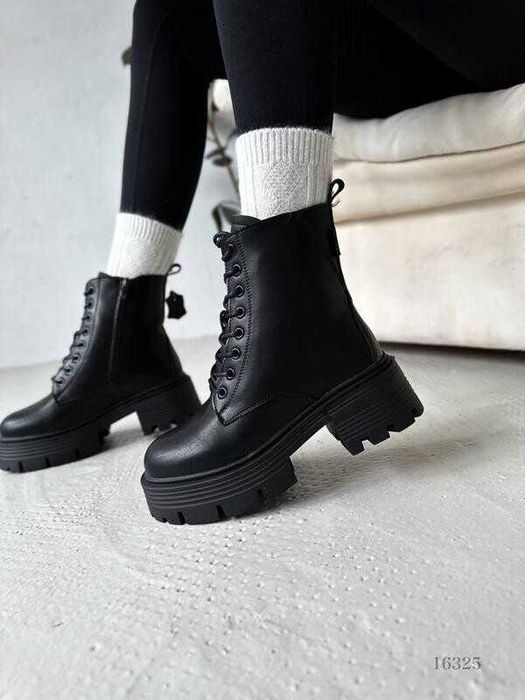 Натуральна шкіра!Зима! Круті черевики.2кольори