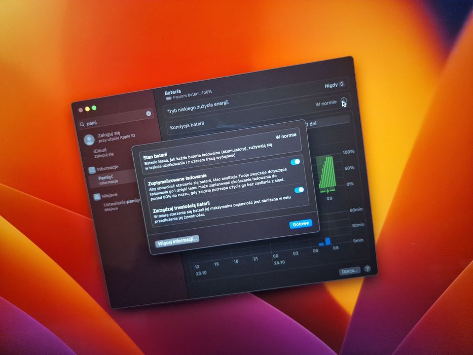 MacBook Pro 16" (2019, i7/32GB/512GB SSD) – bardzo dobry stan,