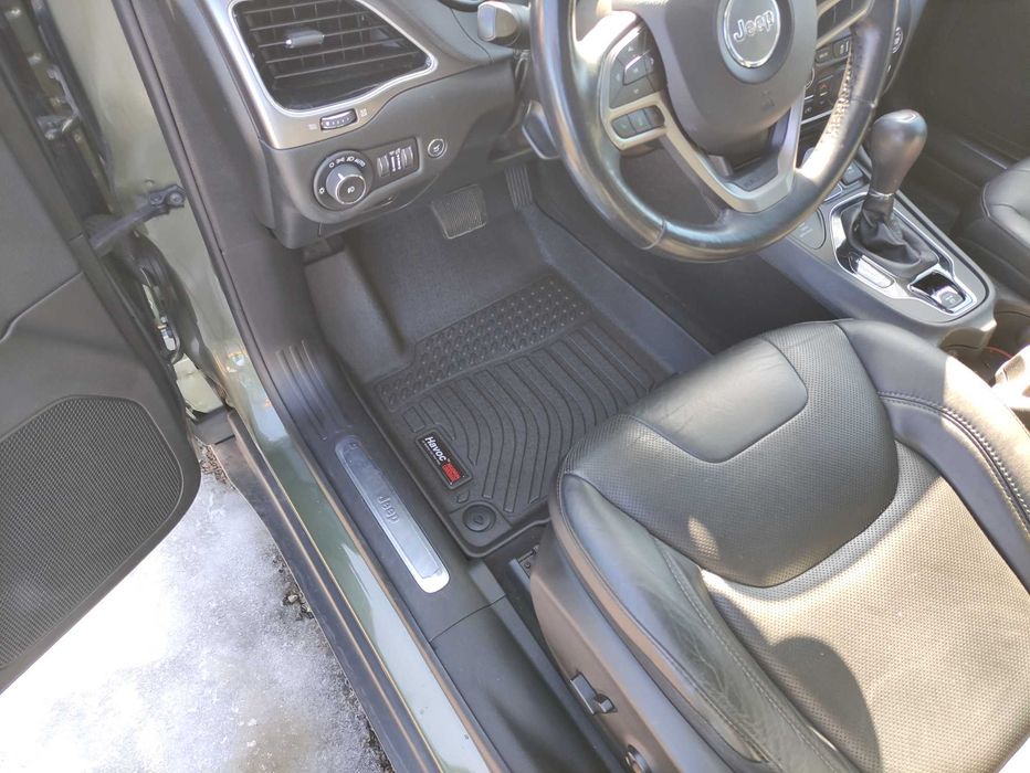 Гумові 3D килимки Jeep Cherokee KL 2014-2026 коврики Джіп Чірокі Джип