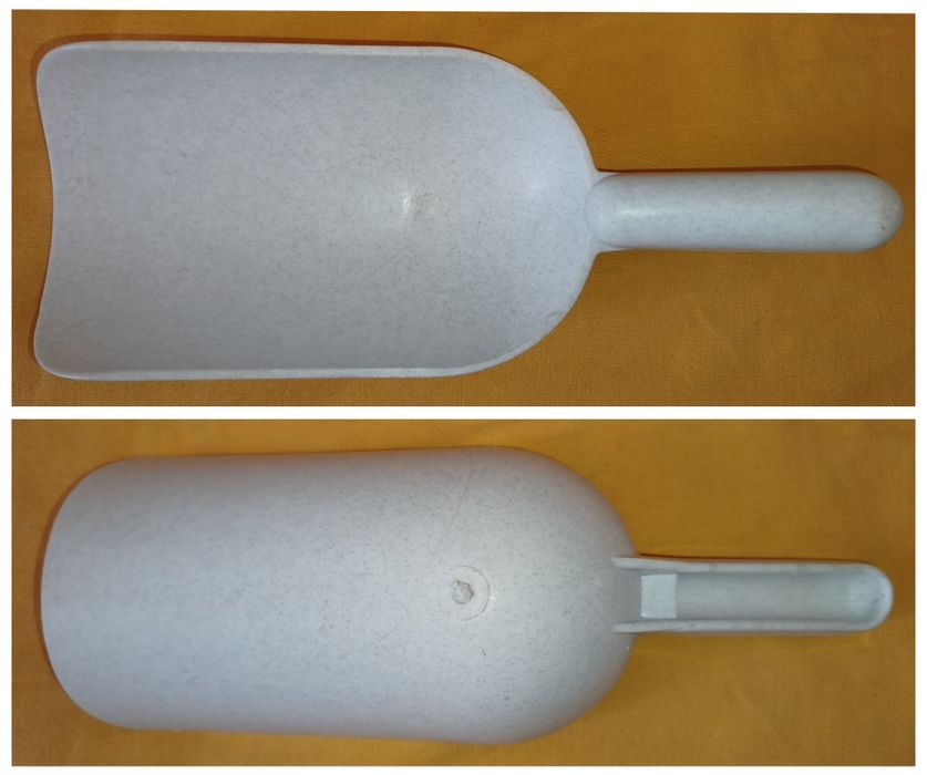 Ковш. Совок пластиковый. Фляга полиэтиленовая 0,5л. Стакан одноразовый