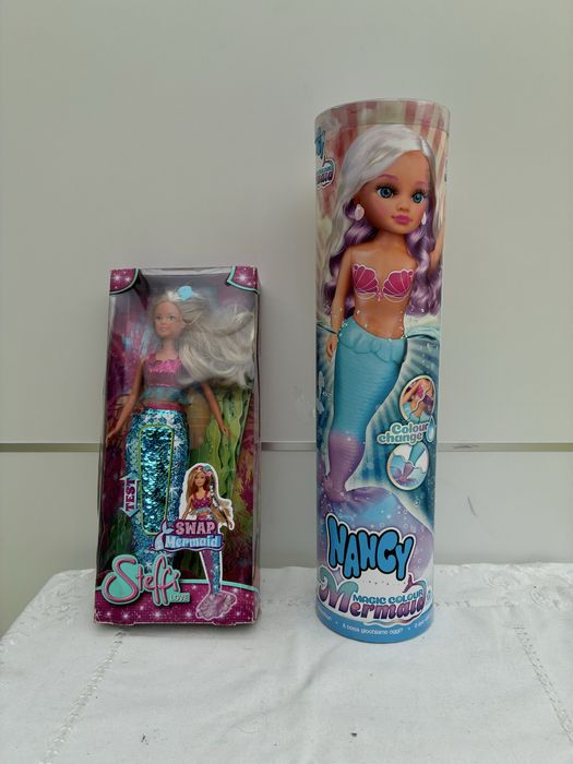 Nancy Sereia Boneca Sereia 2 em 1 cauda de sereia/ pernas de princesa