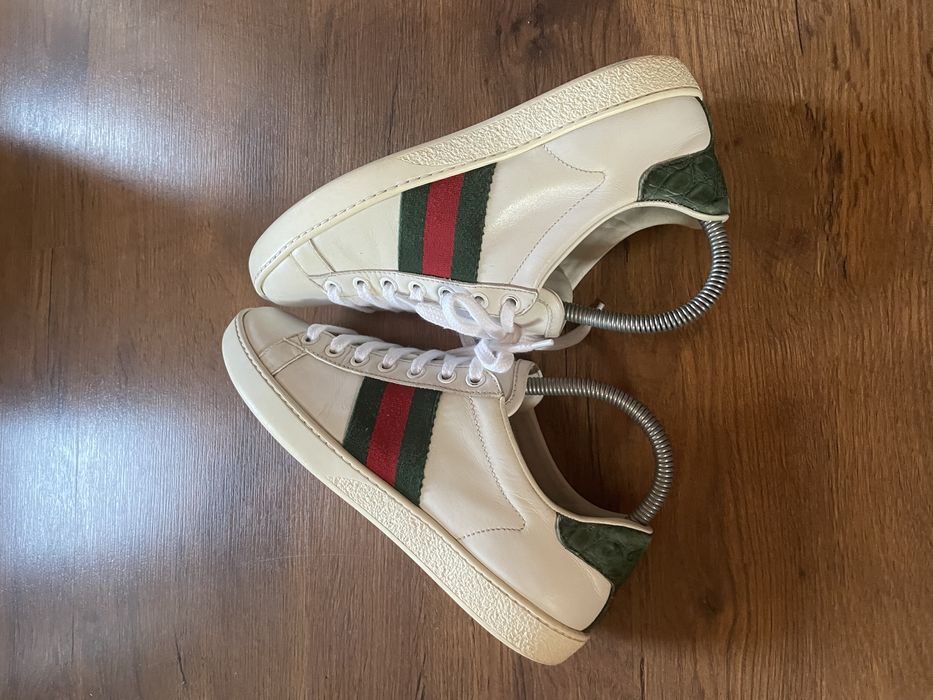 Oryginalne sneakersy buty Gucci Ace Classic kupione w Rzymie size 34